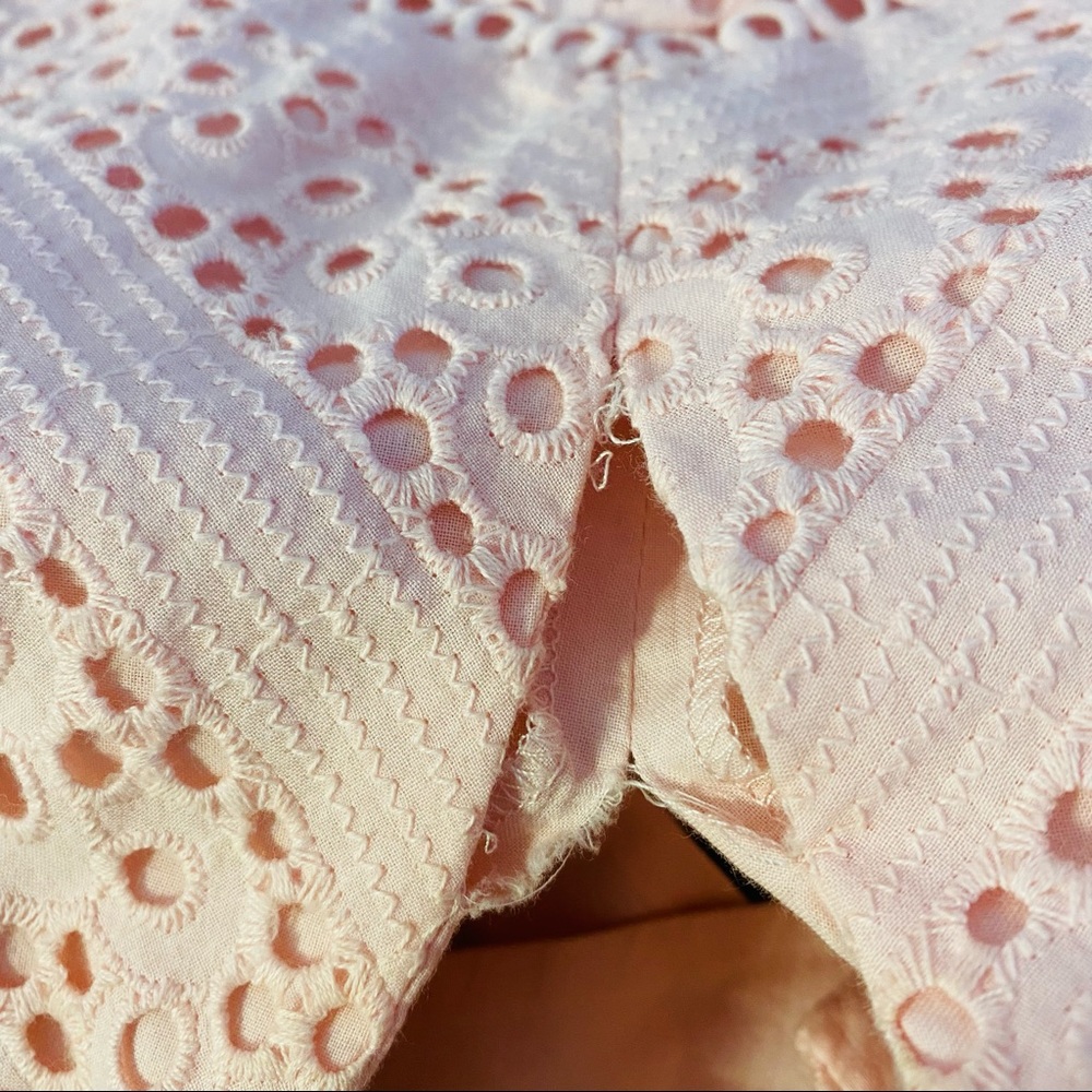 Antonio Melani Nat Eyelet Dress Pink Lemonade Sz 10 - Picture 13 of 14